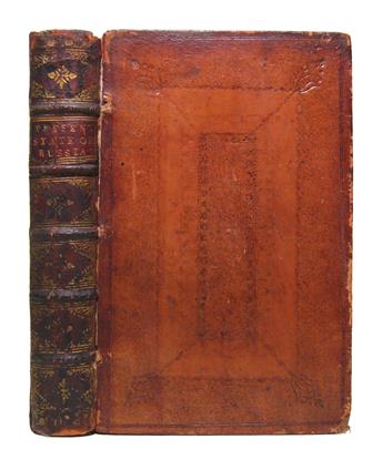 RUSSIAN ORTHODOX CHURCH. Consett, Thomas, translator. The Present State and Regulations of the Church of Russia. 2 vols. in one. 1729